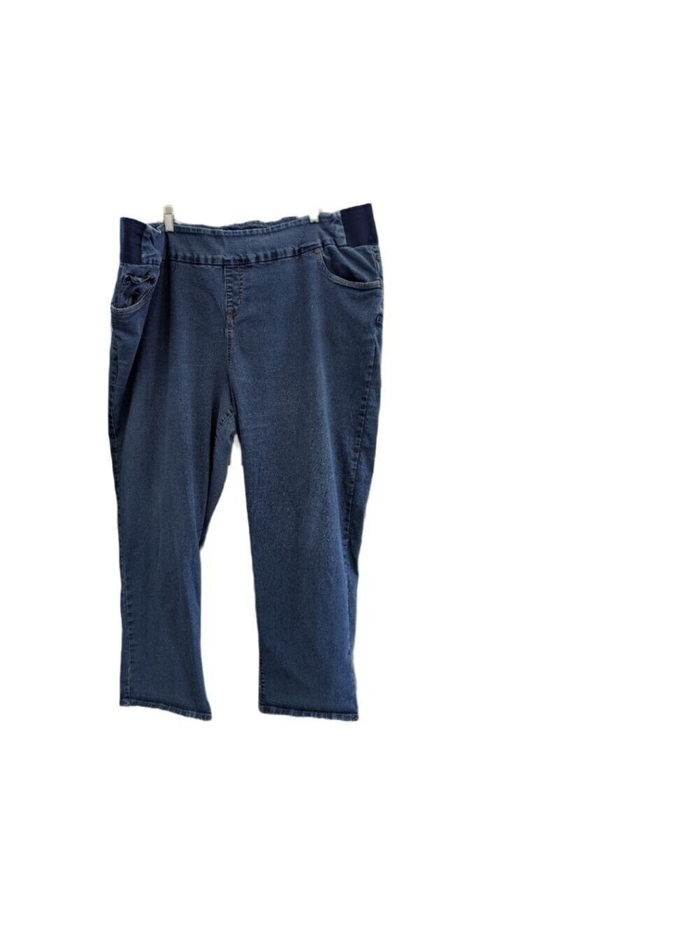 Woman Within Maternity jeans Size 30W Waist 44" Inseam 29"